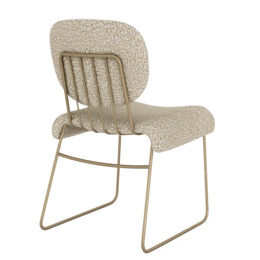 Cadeira de Jantar Calm Decorativa Slim-Zahav Estofados