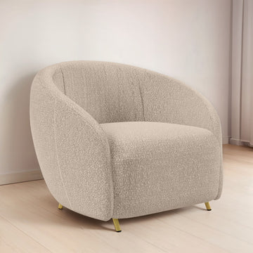 Poltrona Decorativa Orgânica Luxo Recepção Nuvem - Zahav