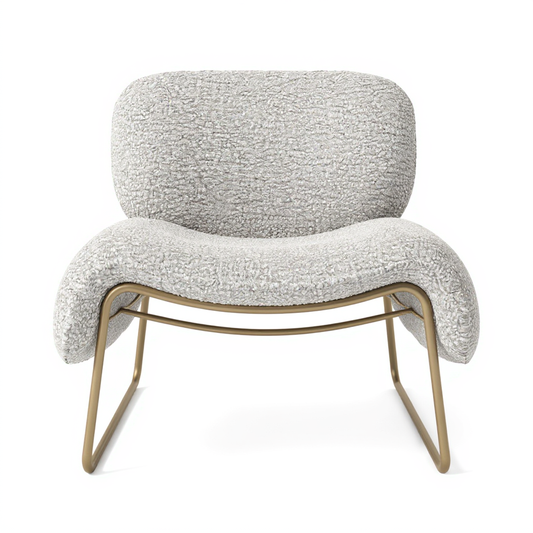Poltrona Decorativa Versátil Calm Super Bouclé - Zahav