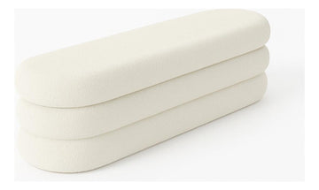 Banco Recamier Baú Organico Cookie 158 Cm Boucle - Zahav