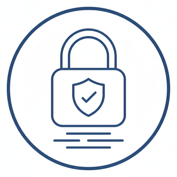 Ícone de cadeado para pagamento seguro