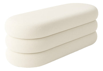 Banco Recamier Puff Cookie Baú 75 Cm -zahav Estofados